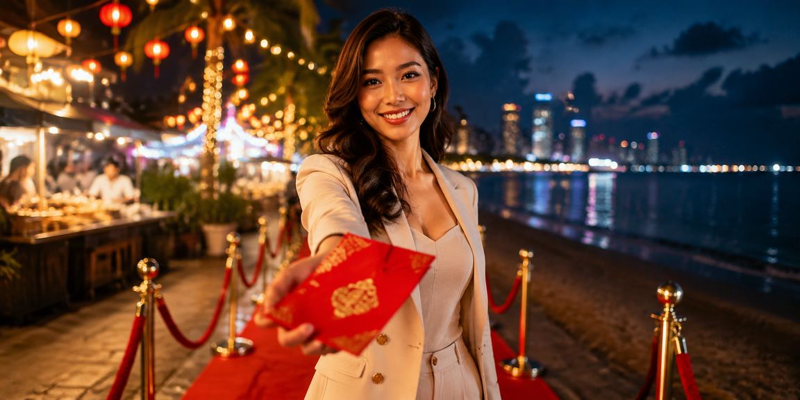 Promosi bonus sampul merah Tahun Baru Cina untuk permainan meja di Penang